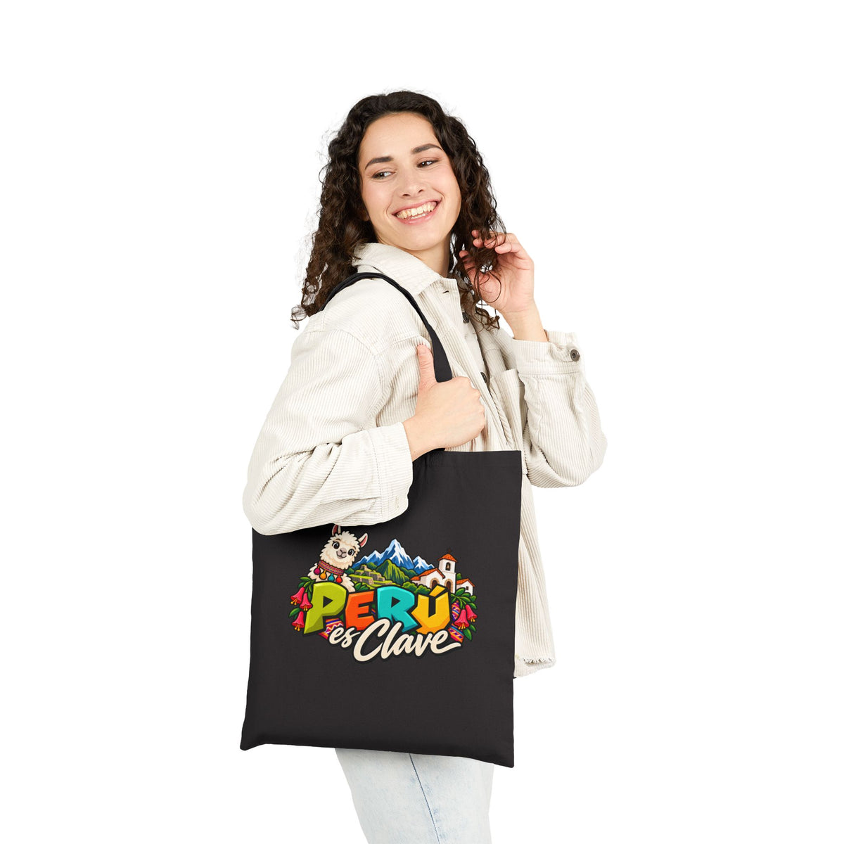 Best Perú es Clave Tote Bag - Alpaca & Machu Picchu Gift