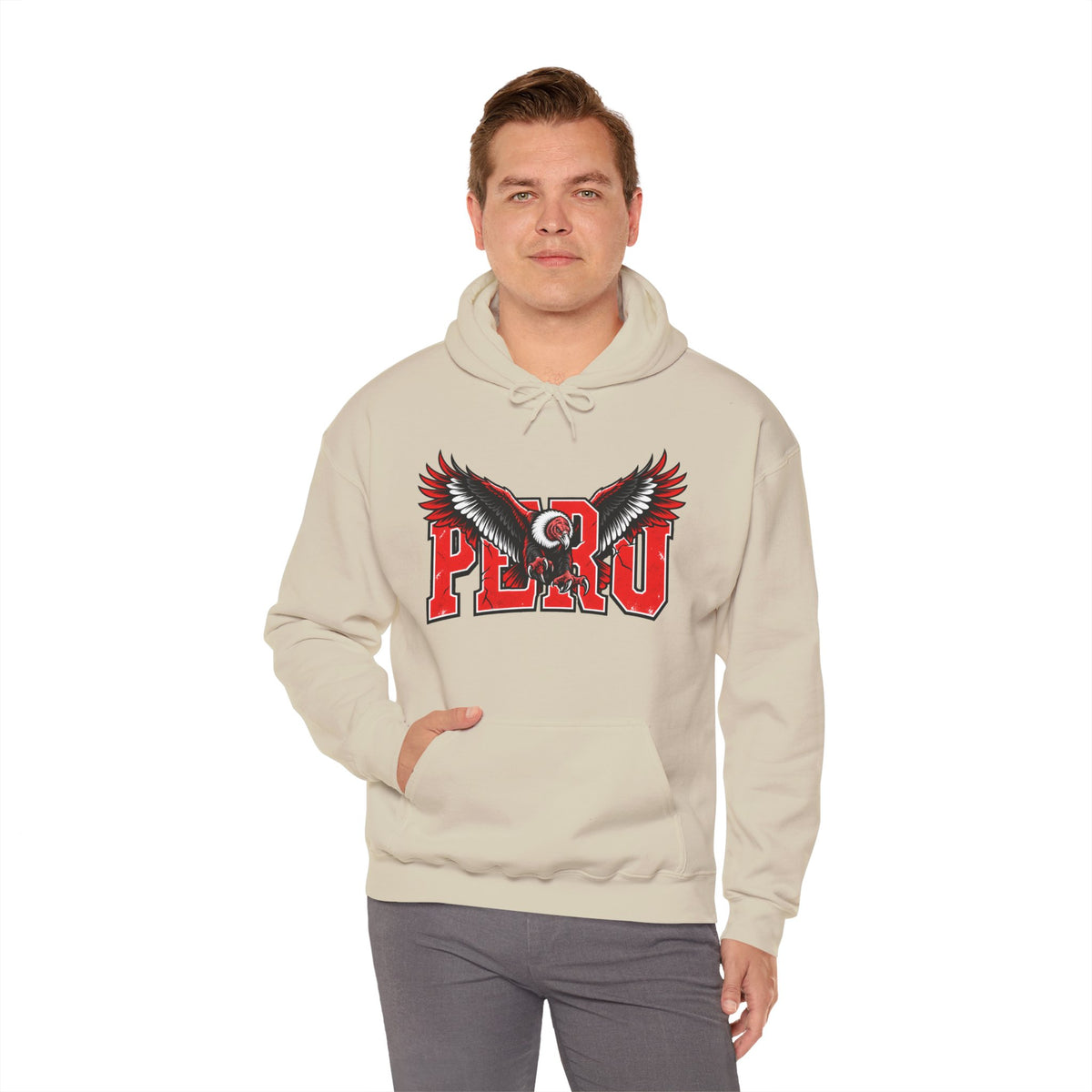 Best Peru Varsity Hoodie - Condor Design, Sporty Gift