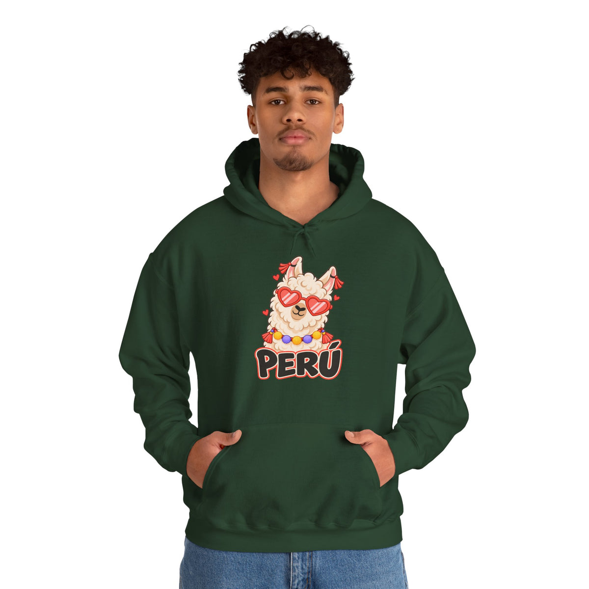 Best Cool Llama Peru Hoodie - Heart Sunglasses Llama Gift