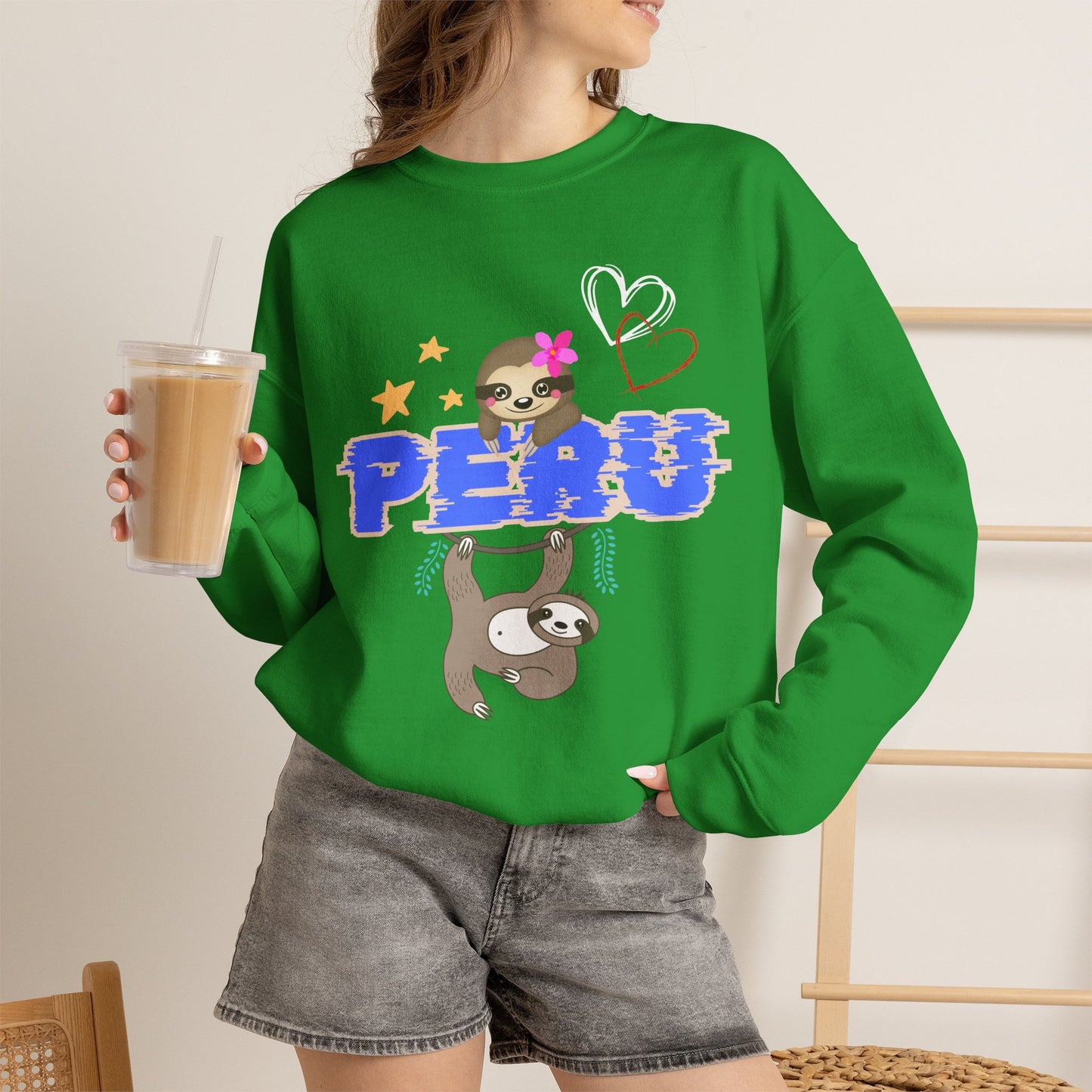 Best Peruvian Unisex Sweatshirt "PERU Jungle Love"