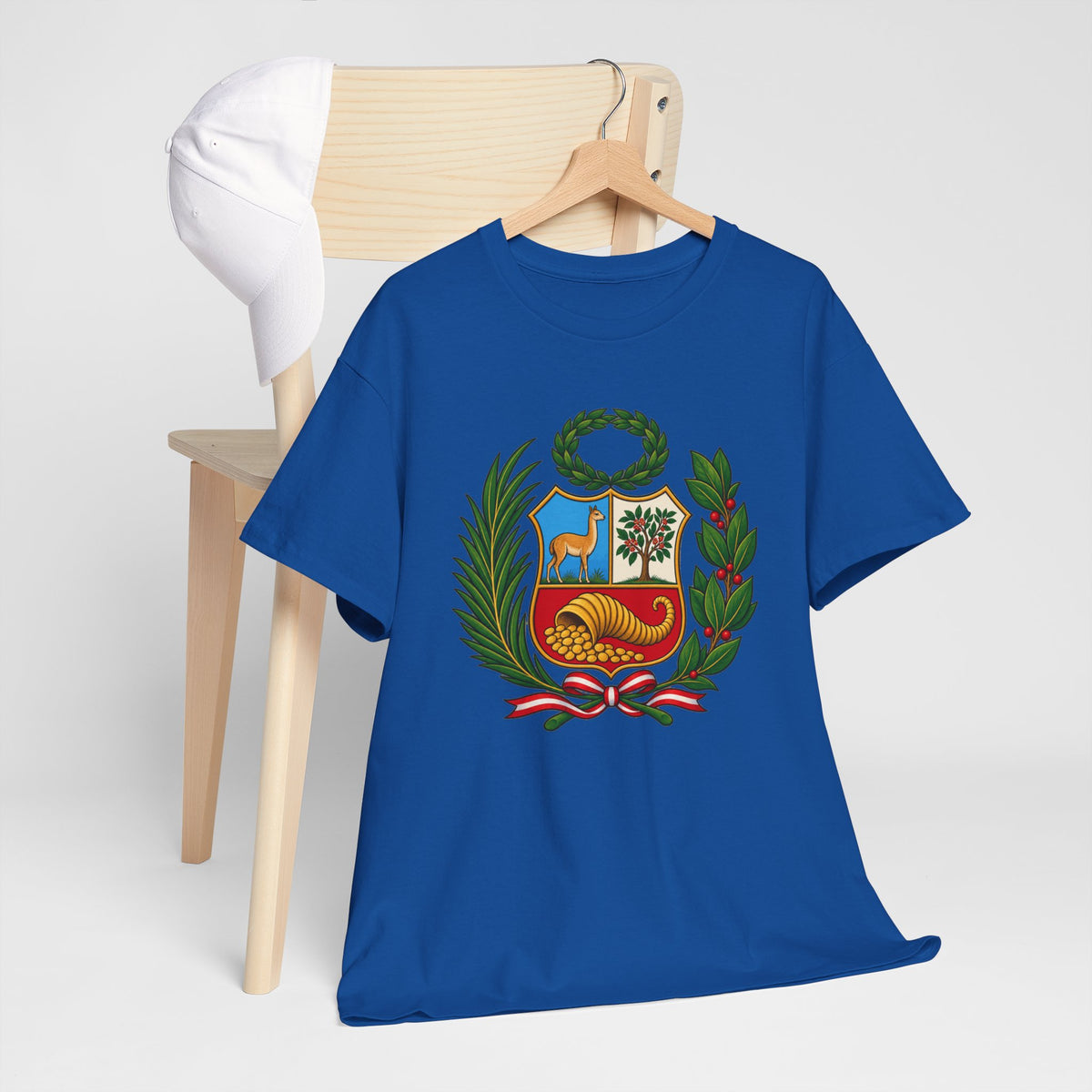 Best Peru Coat of Arms T-Shirt - Escudo Nacional Tee Gift