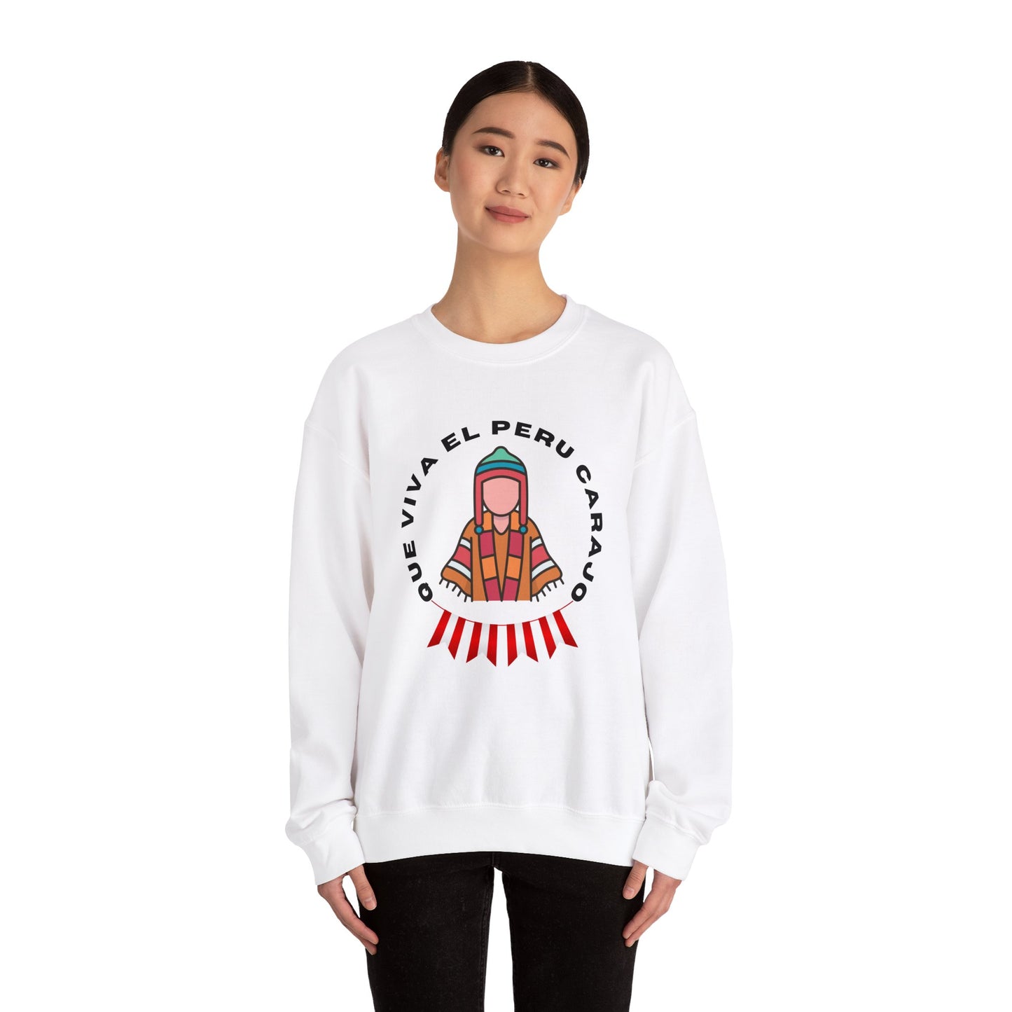 Best Peruvian Unisex Sweatshirt "Que Viva El PERU Carajo"