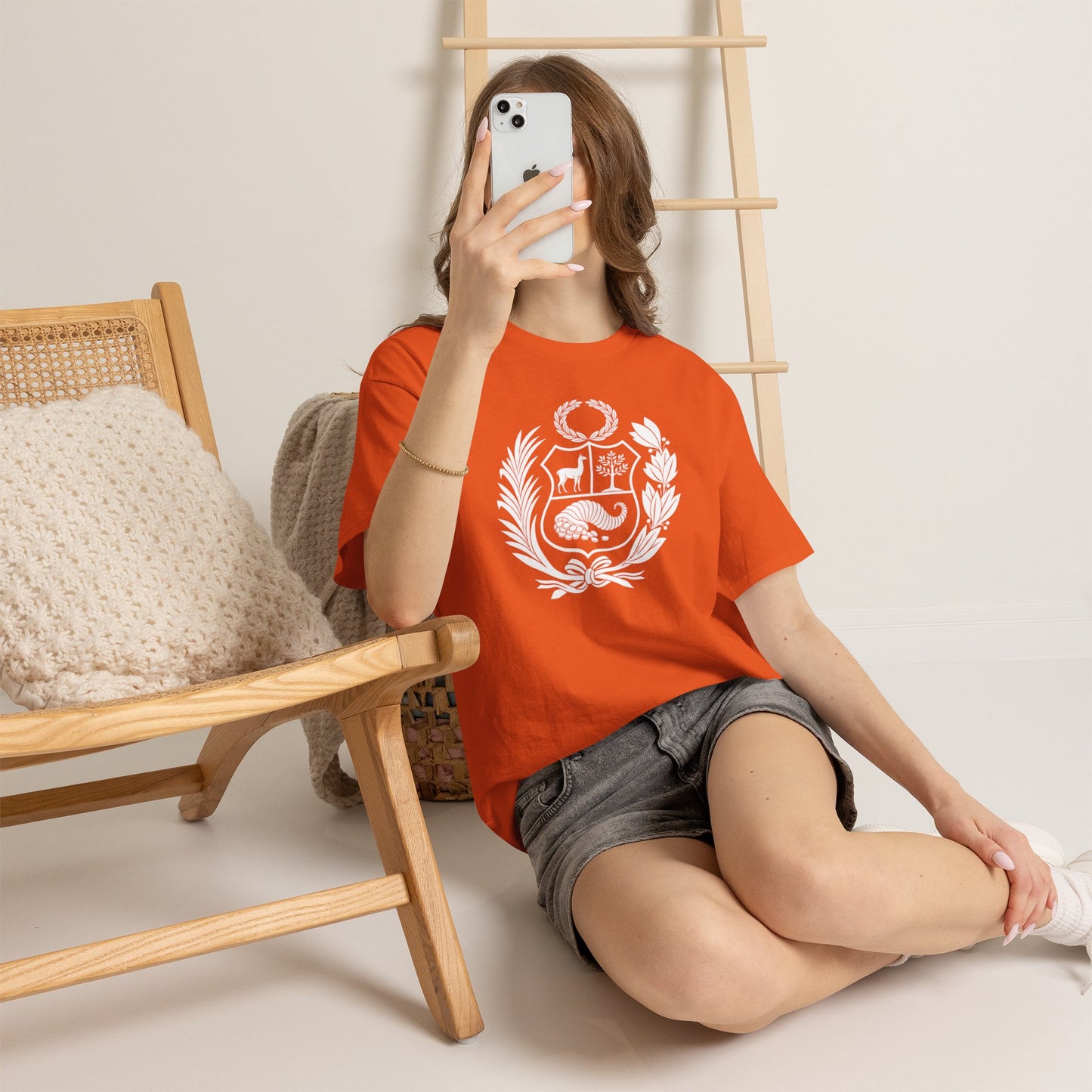 Best Peru Coat of Arms T-Shirt USA Unisex Peruvian Pride Tee