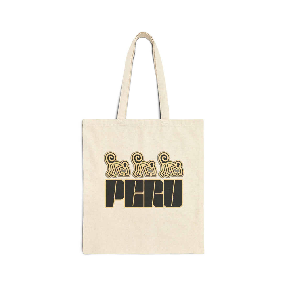 Best Peru Nazca Monkey Canvas Tote Bag