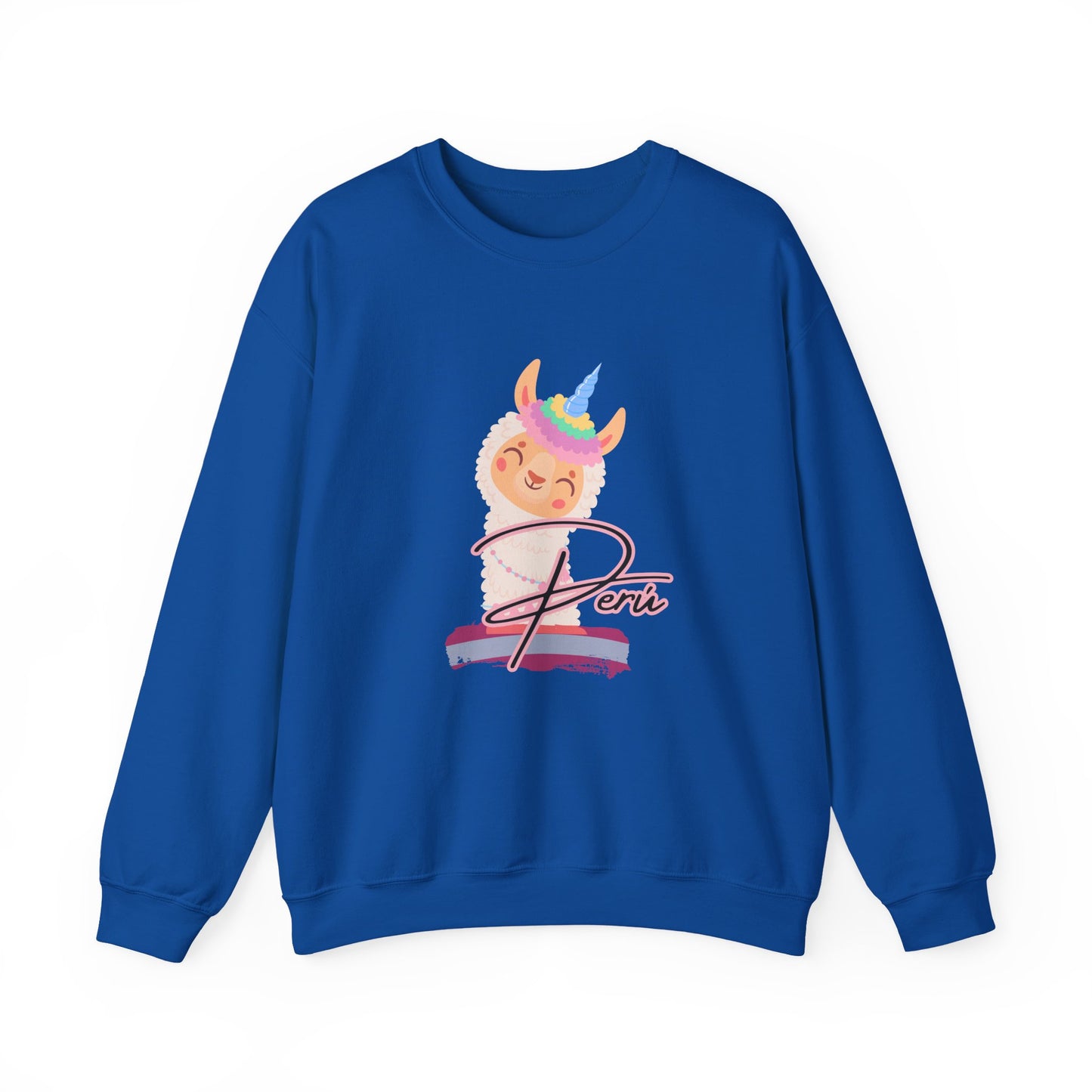 Best Peruvian Unisex Sweatshirt "Llama Unicorn"