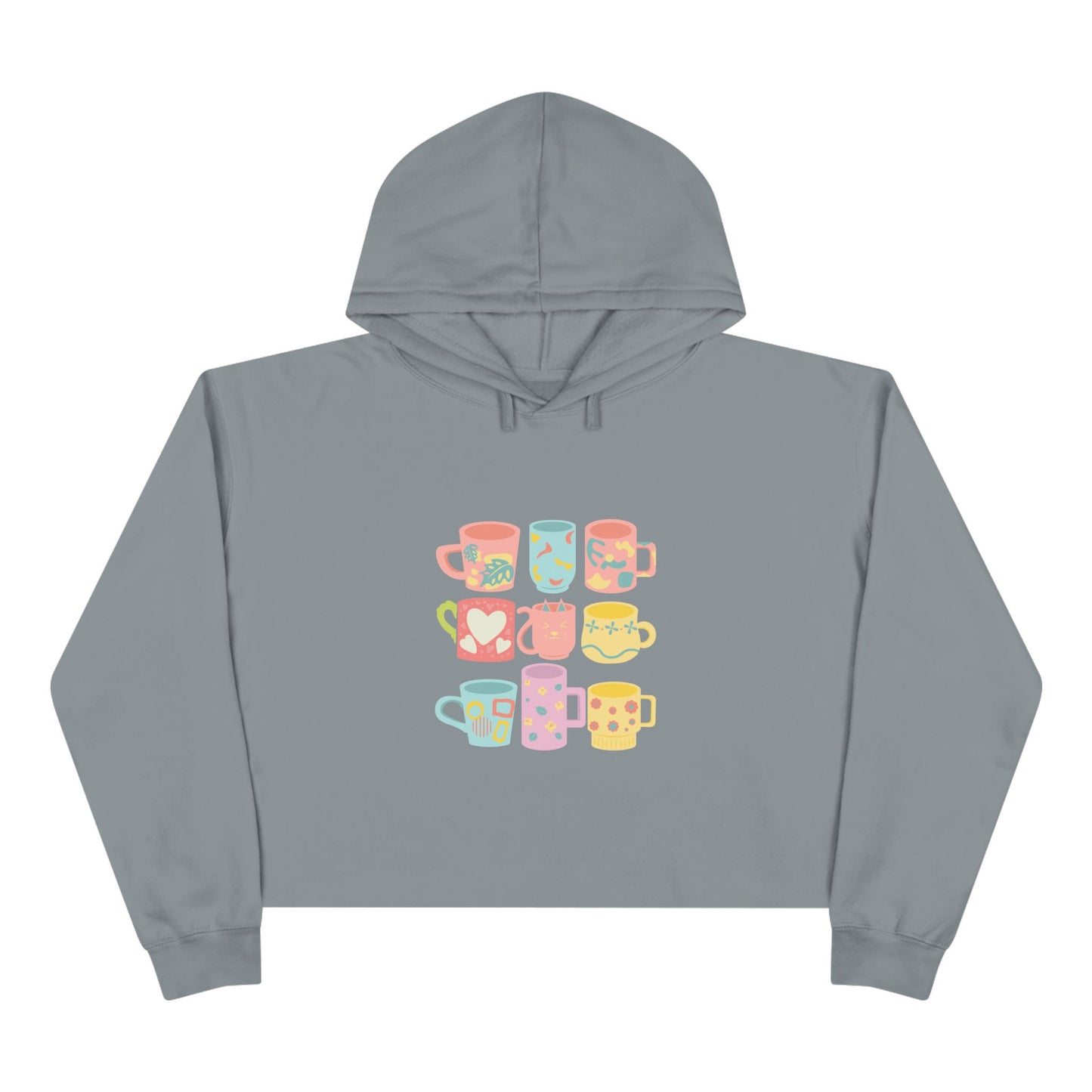 Best Coffee Cropped Hoodie "Coffee Mugs For Coffee Addicts"