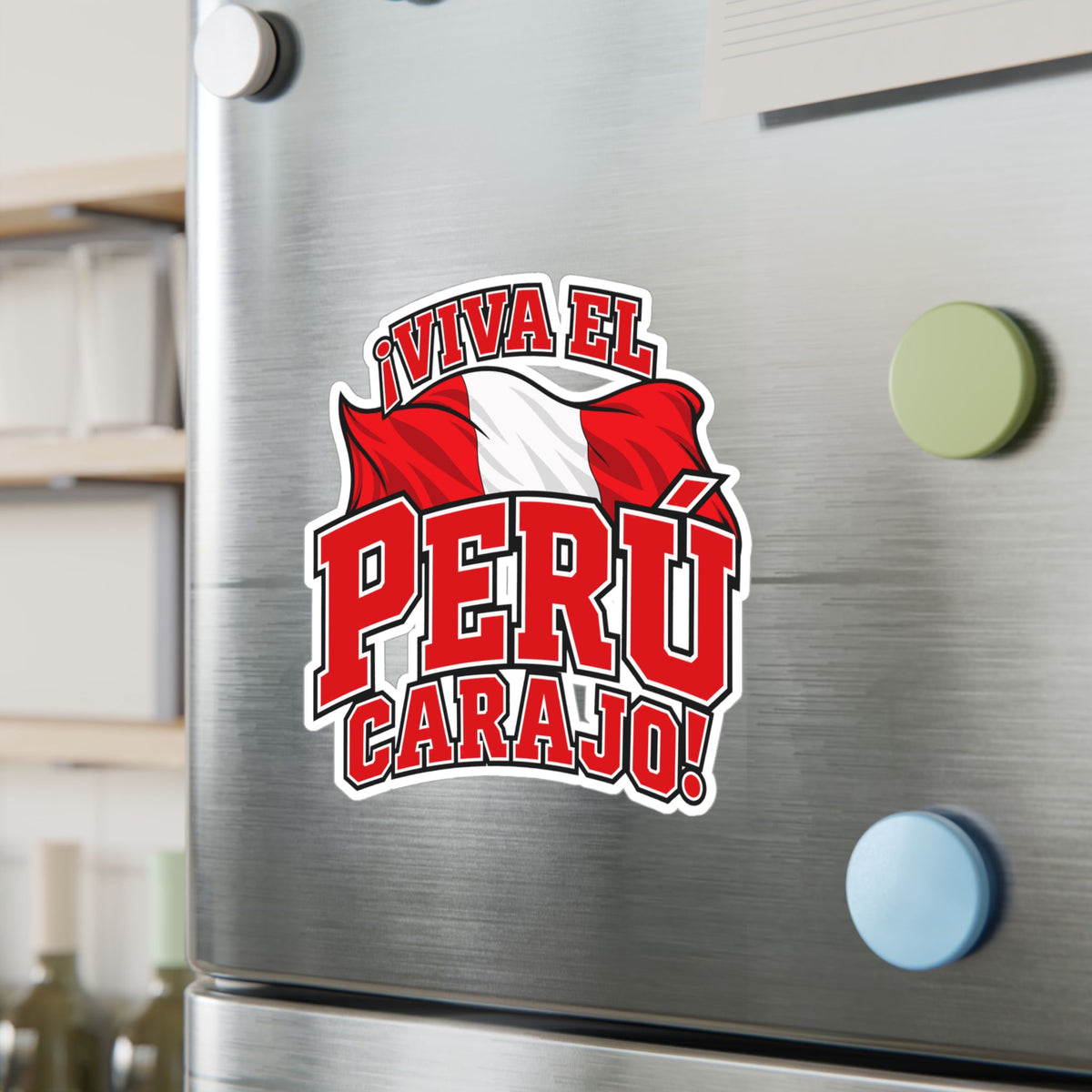 Best Viva el Perú Carajo Sticker - Peru Flag Pride Decal