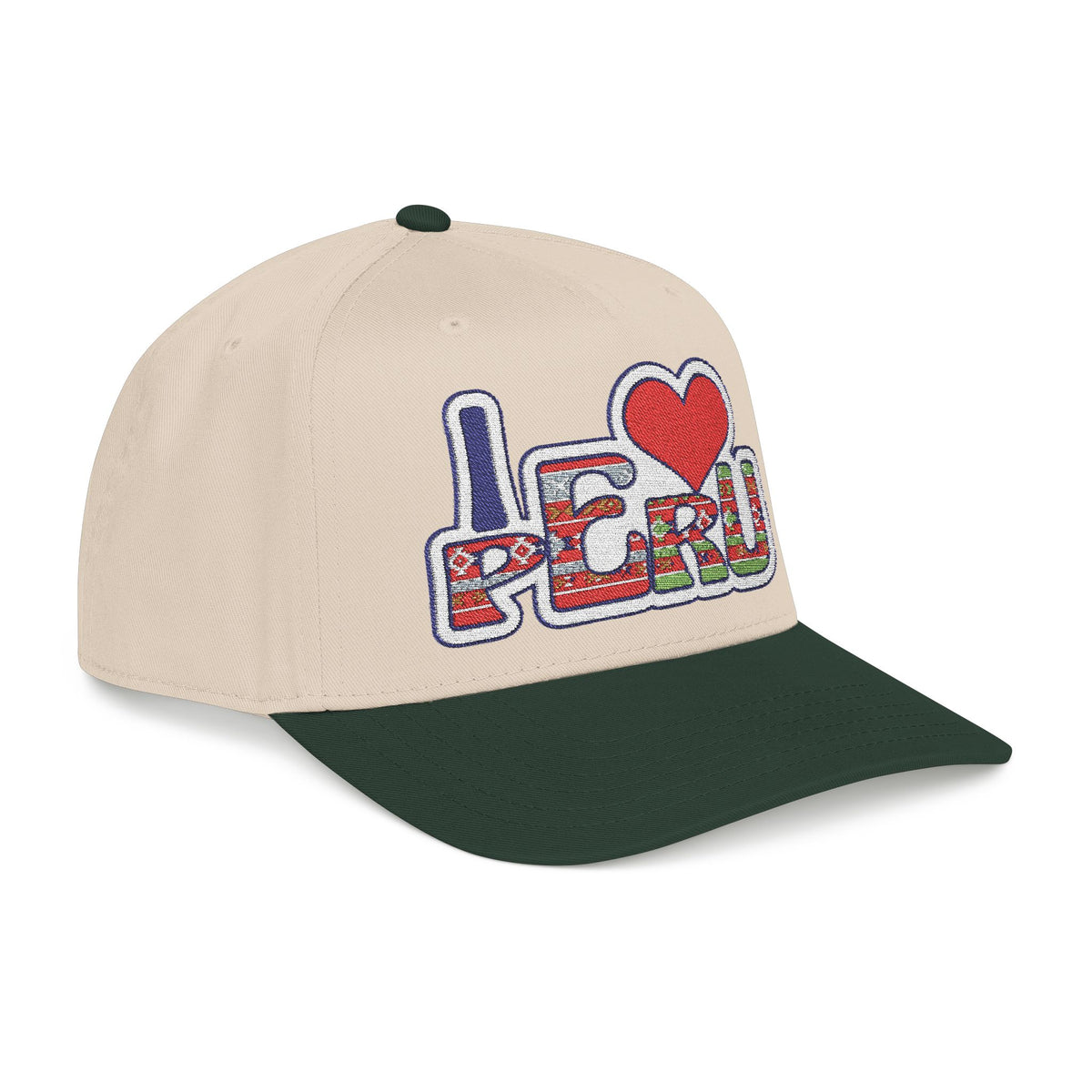 Best I Love Peru Hat - Embroidered Andean Textile Cap