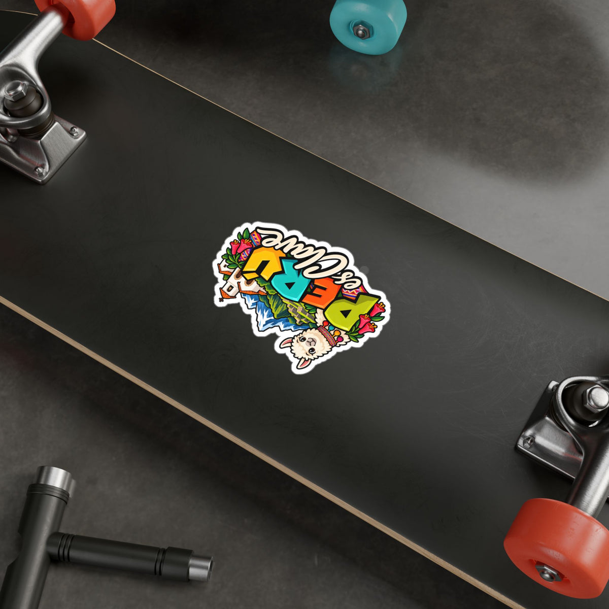 Best Perú es Clave Sticker - Alpaca & Machu Picchu Decal