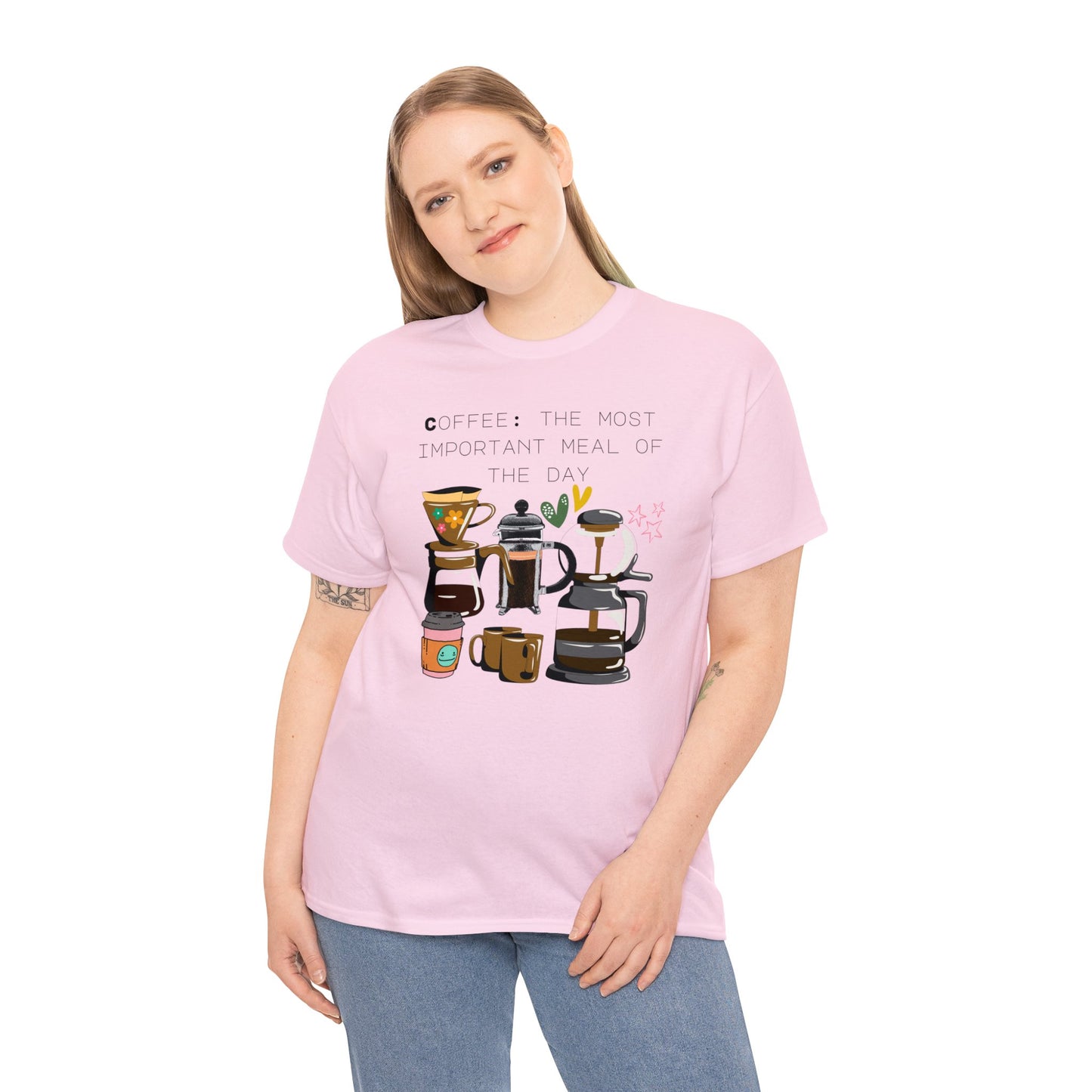 Best Unisex Coffee T-Shirt "Coffee: the most important meal of the day"