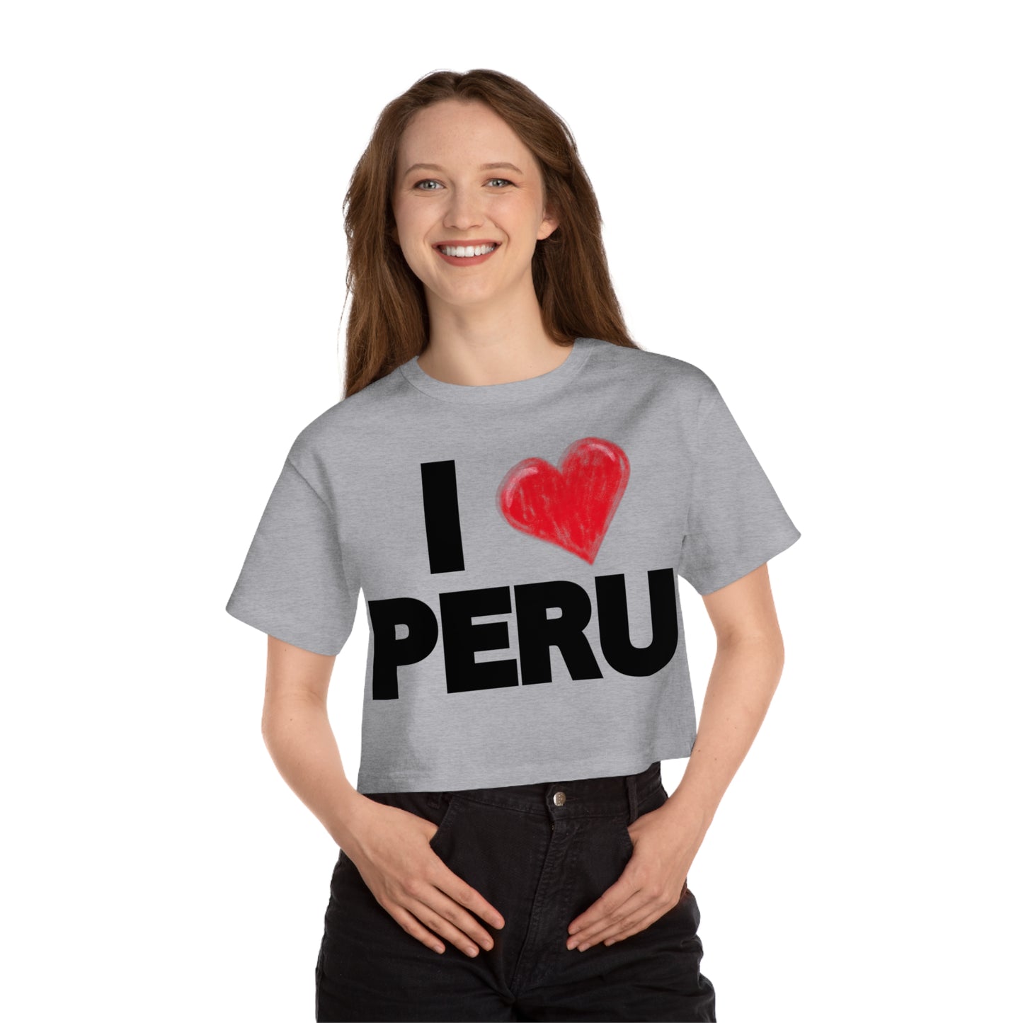 Champion Peruvian Cropped T-Shirt Champion "Love Peru"