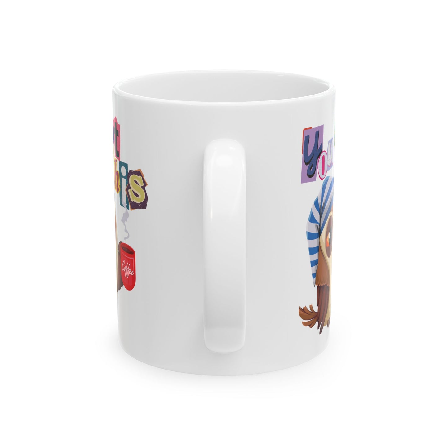 Best White Coffee Mug with Sleepy Owl's Coffee Quest: Daybreak Dreamer