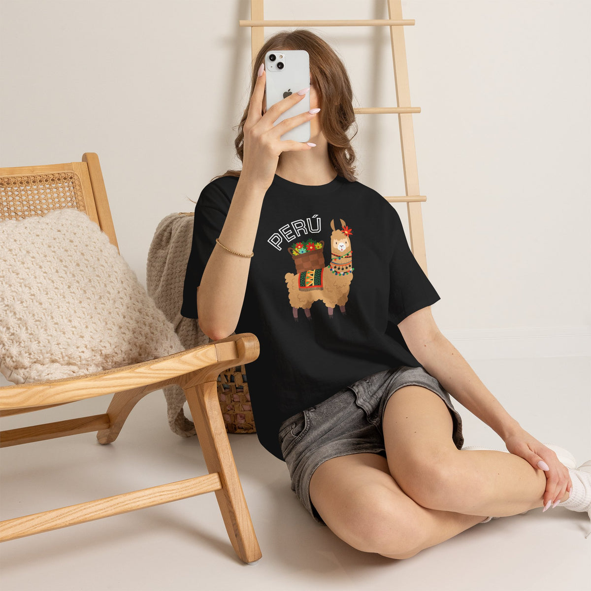 Best Peru Llama T-Shirt USA Unisex Andean Llama Pride Tee