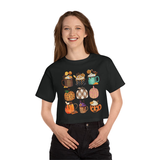 Best Cropped Customized Champion Coffee Tee That's Hauntingly Cute