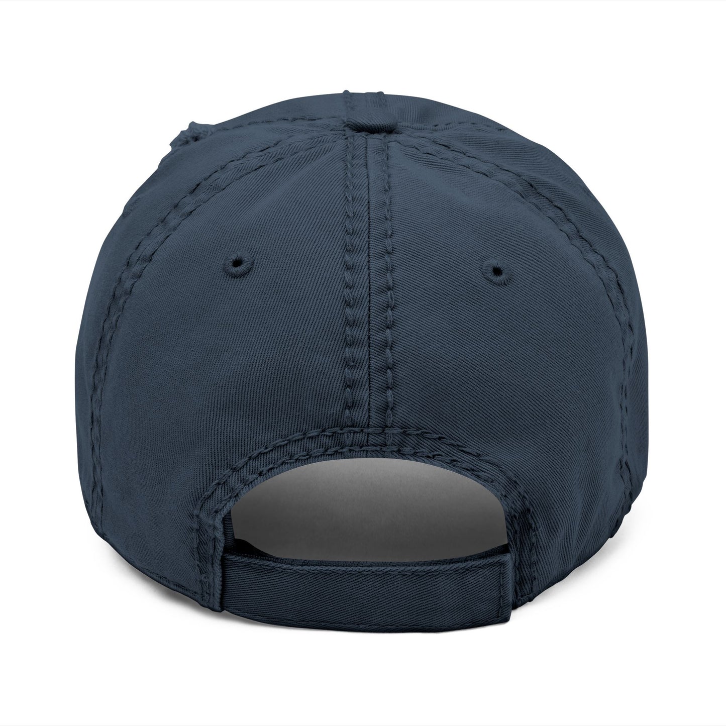 Coffee Cat Distressed Dad Hat – Casual Embroidered Style (USA Only)