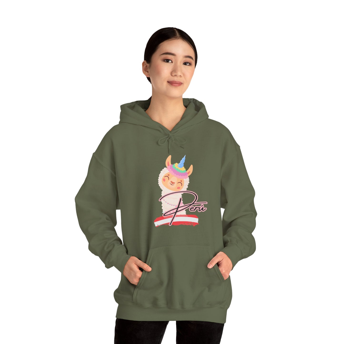 Best Peruvian Unisex Hoodie "Llamacorn Perú"