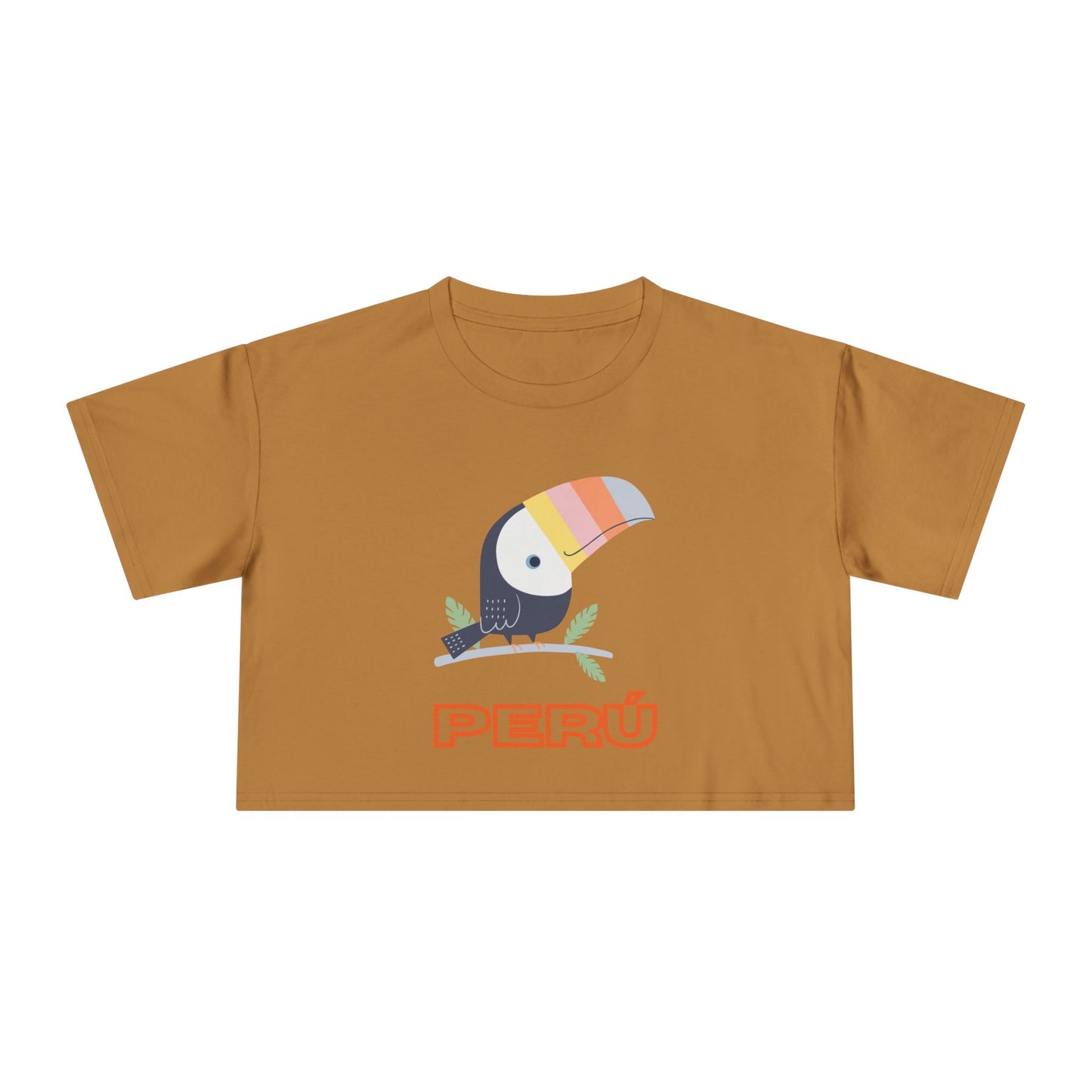 Best Peru Toucan Crop Top Bold Design | Peruvian Gift USA