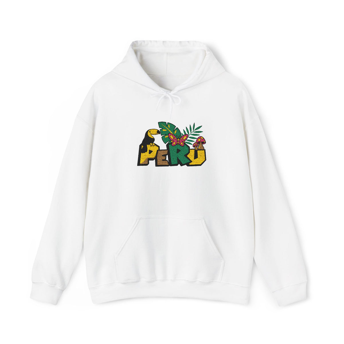 Best Peru Jungle Hoodie - Embroidered Toucan Amazon Gift