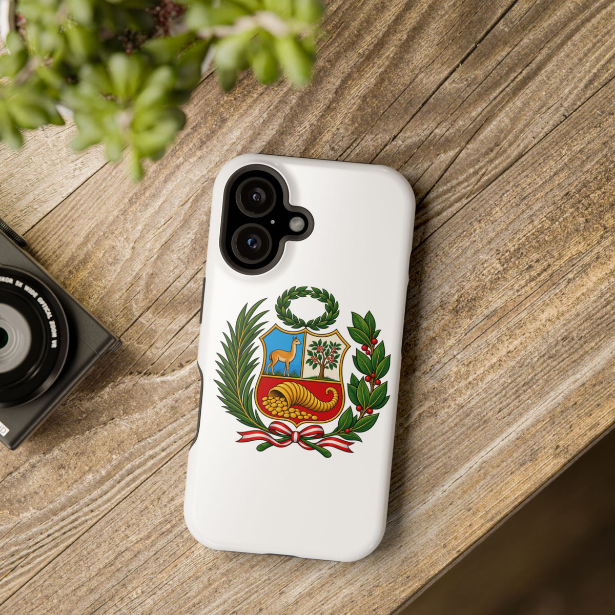 Best Peru Coat of Arms Phone Case - Escudo Nacional Gift