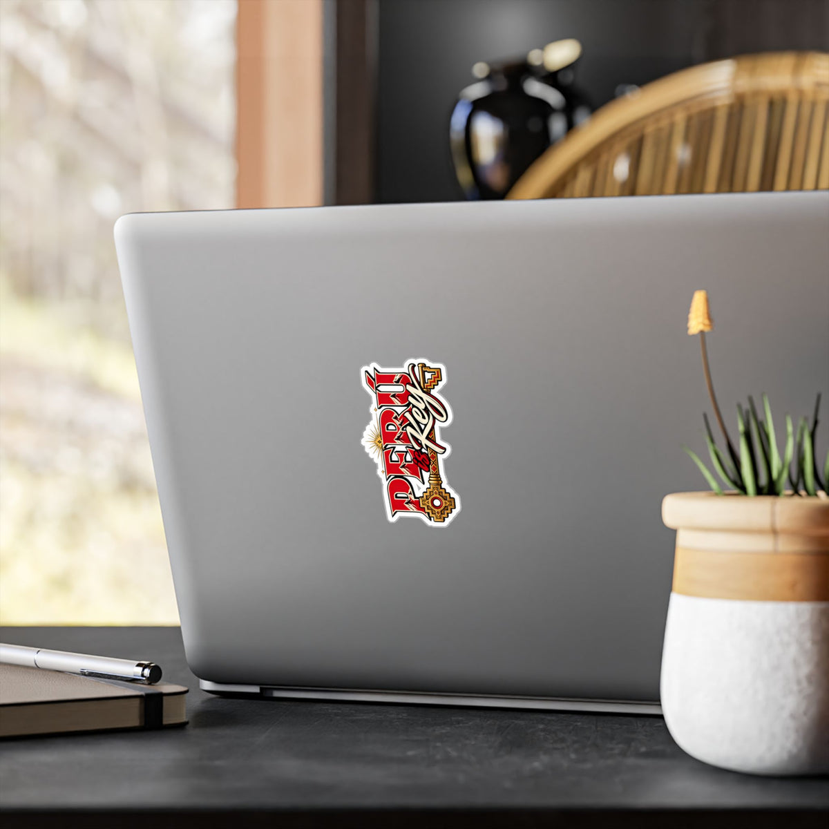 Best Peru is Key Sticker - Golden Sun Chakana Vinyl Decal