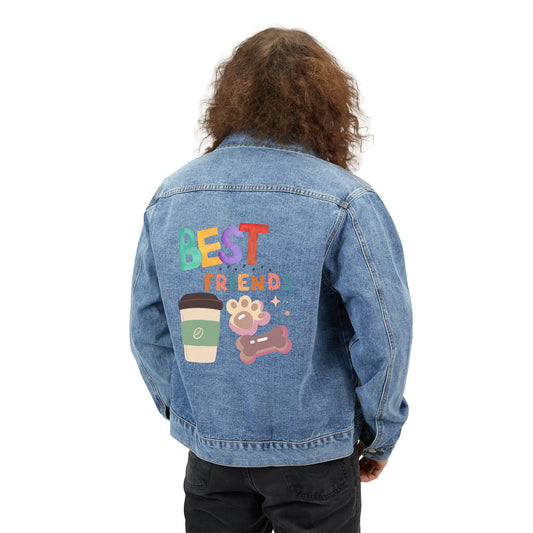 Best Men's Denim Jacket for Pet-Loving Coffee Addicts: Paws & Lattes