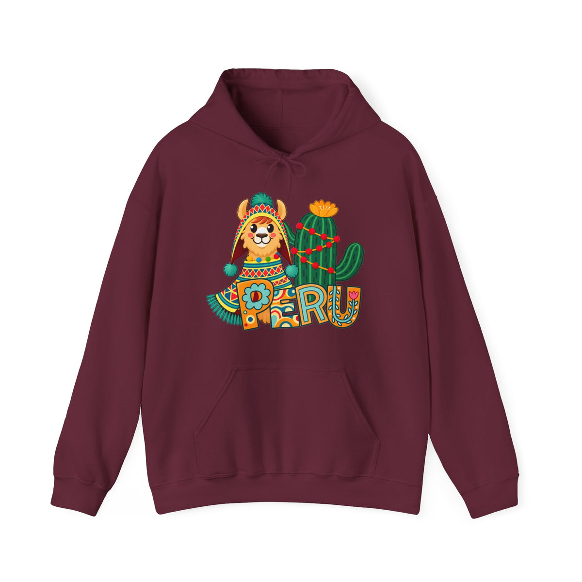 Best Peru Llama Hoodie - Cozy Peruvian Gift for Him & Her