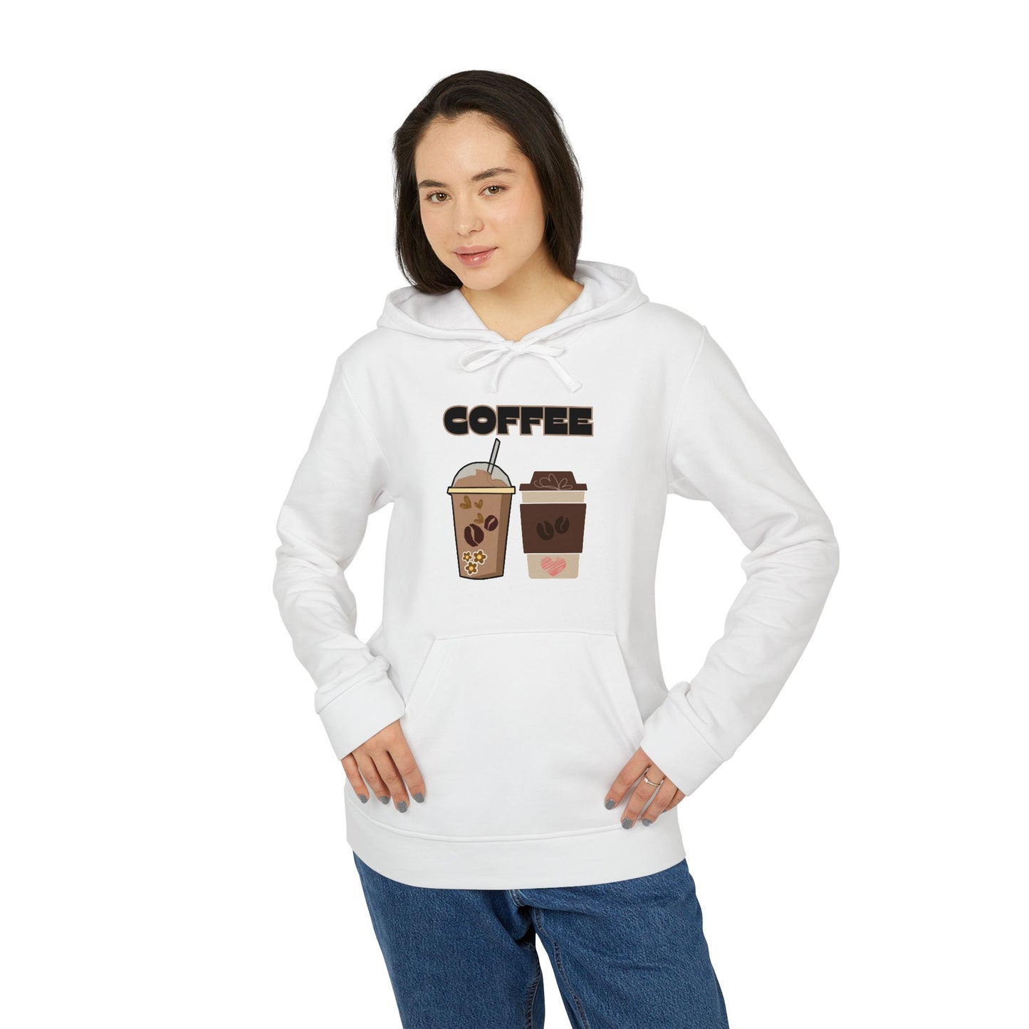 Best Customized adidas Unisex Fleece Coffee Hoodie For Coffee Addicts