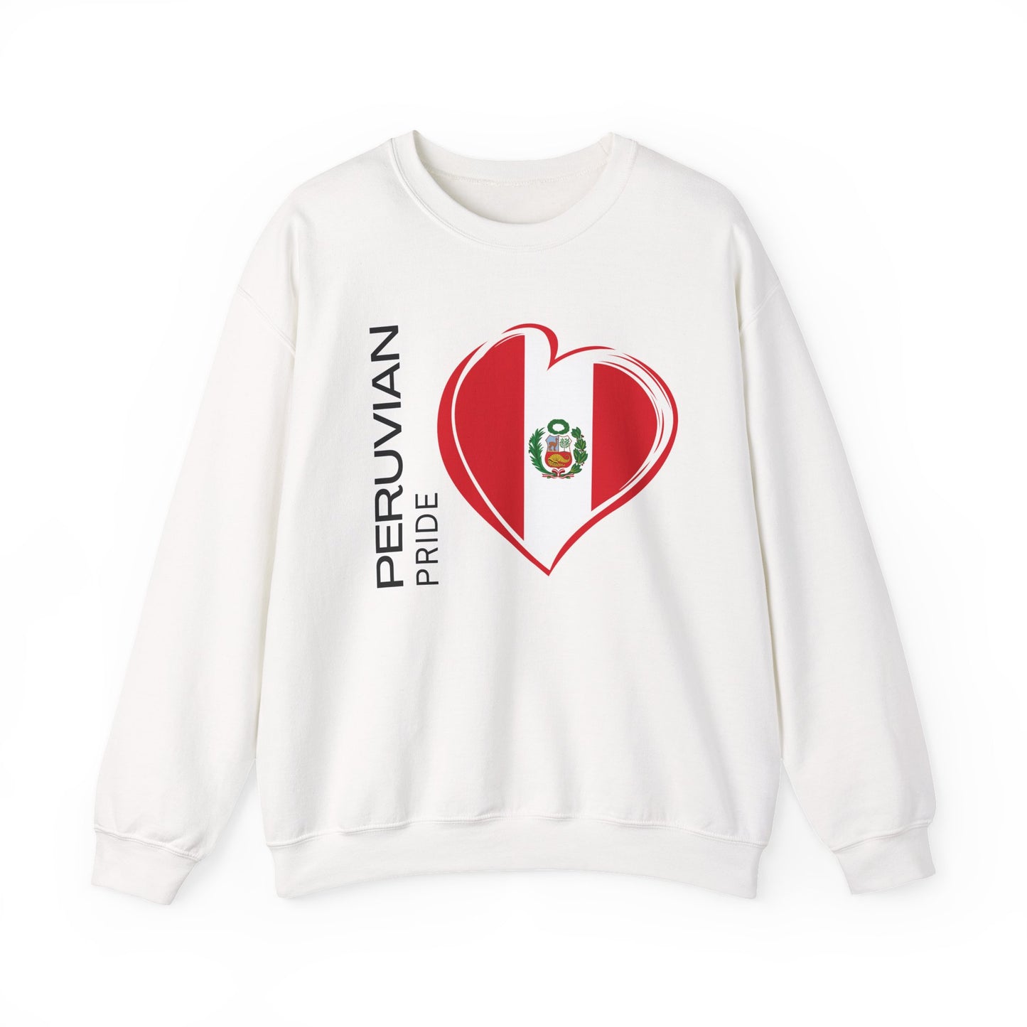 Best Peruvian Unisex Sweatshirt "Peruvian Pride Heart"