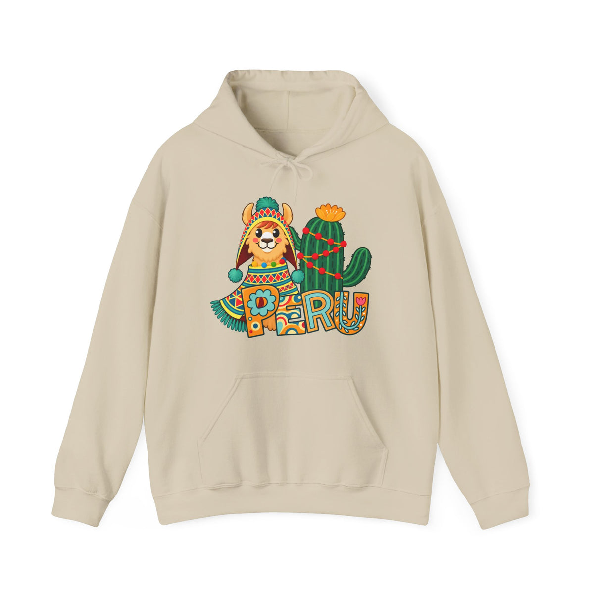 Best Peru Llama Hoodie - Cozy Peruvian Gift for Him & Her