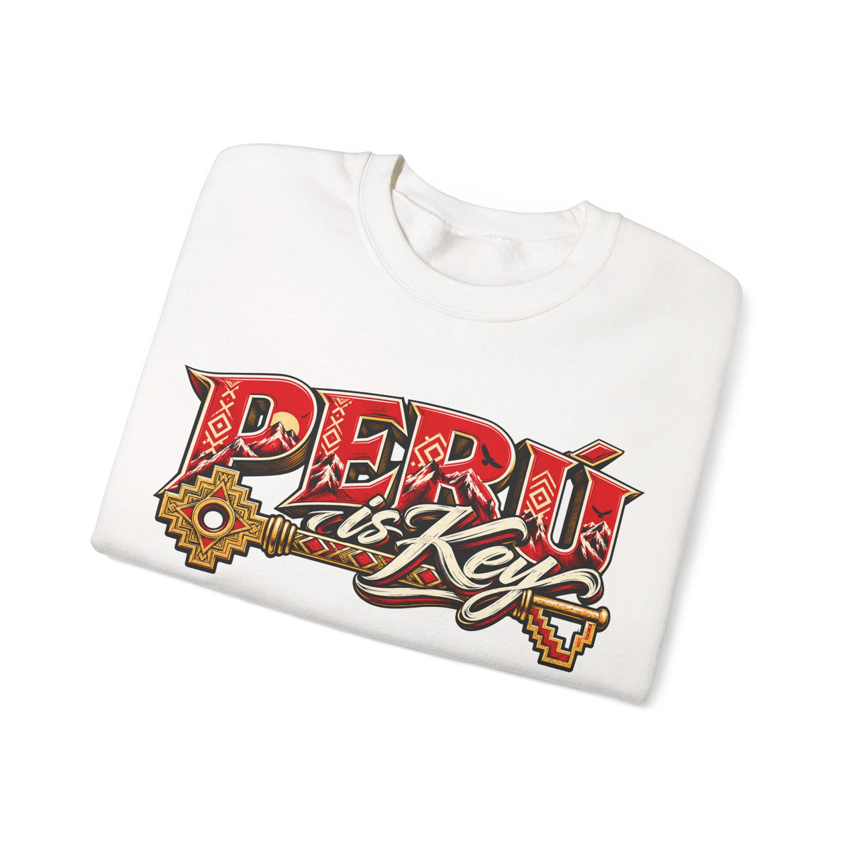 Best Peru is Key Sweatshirt - Andes Sun & Condor Crewneck