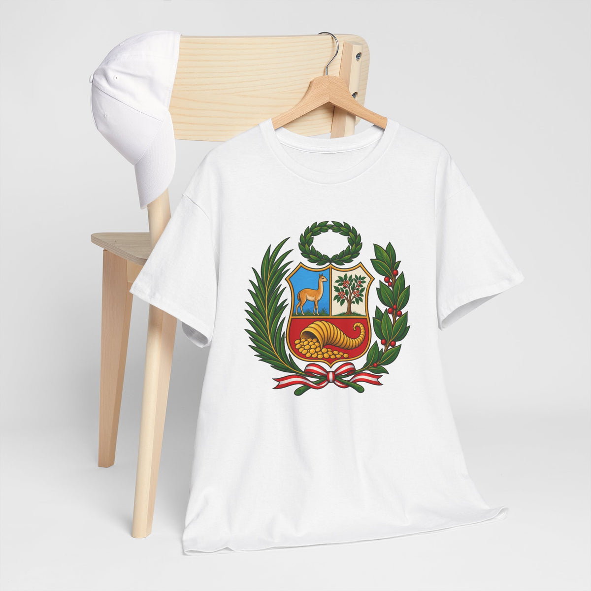 Best Peru Coat of Arms T-Shirt - Escudo Nacional Tee Gift