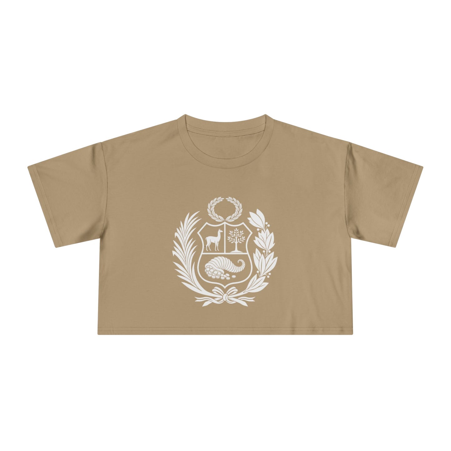 Best Peru Coat of Arms Crop Top | Peruvian Gift USA