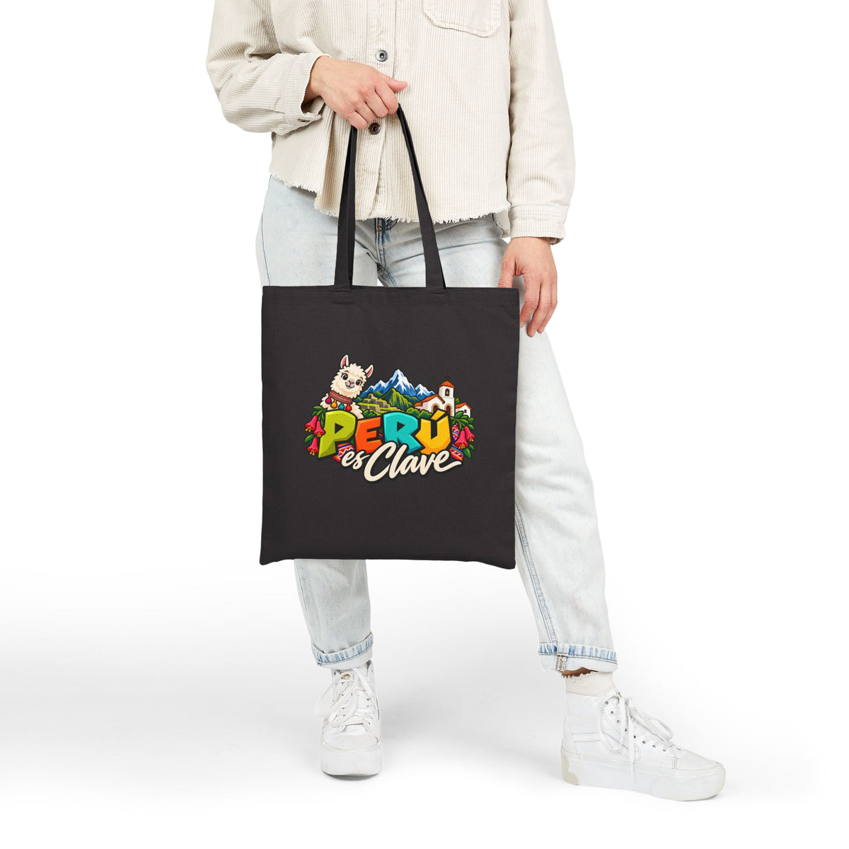 Best Perú es Clave Tote Bag - Alpaca & Machu Picchu Gift