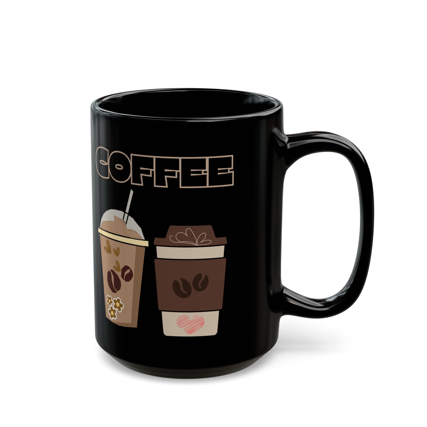 Best Coffee Black Mug (11oz, 15oz) "COFFEE"