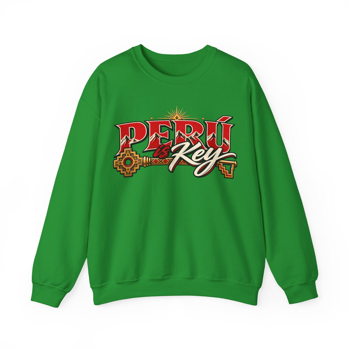Best Peru is Key Sweatshirt - Golden Sun Andes Crewneck