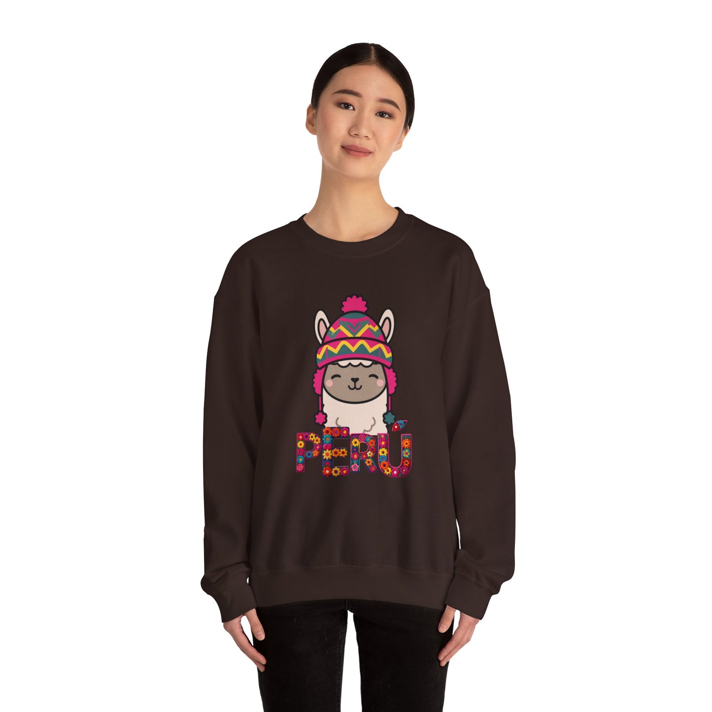 Best Peru Llama Chullo Sweatshirt - Cute Peruvian Tee