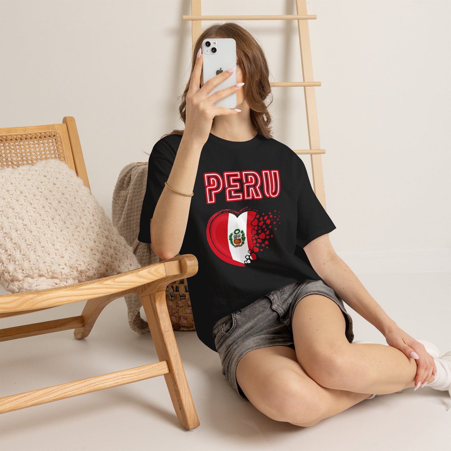 Best Peru Heart Flag T-Shirt - Peruvian Pride Tee