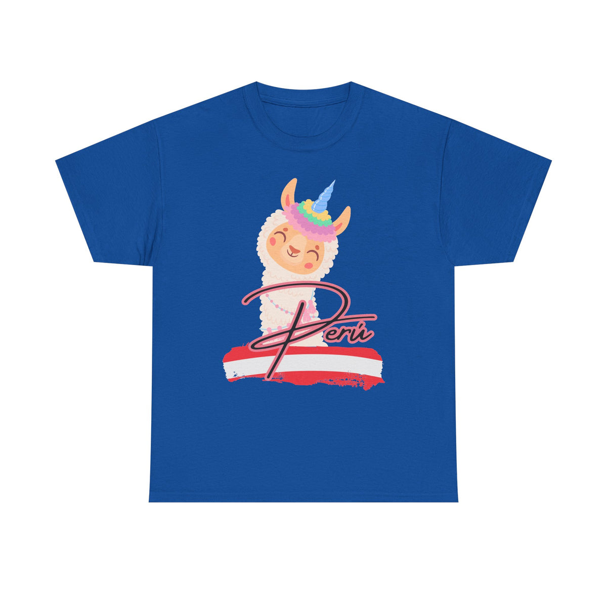 Best Peru Unicorn Llama T-Shirt USA Unisex Cute Peru Pride Tee