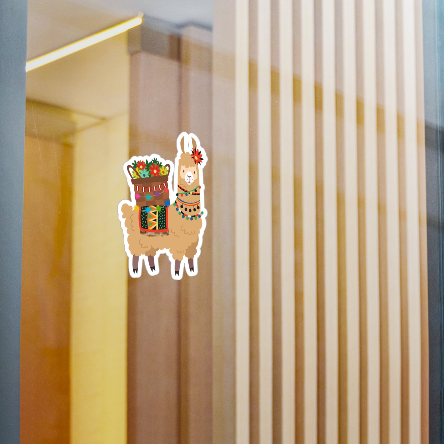 Best Peruvian Llama Sticker USA 🇵🇪 Waterproof Vinyl Decal