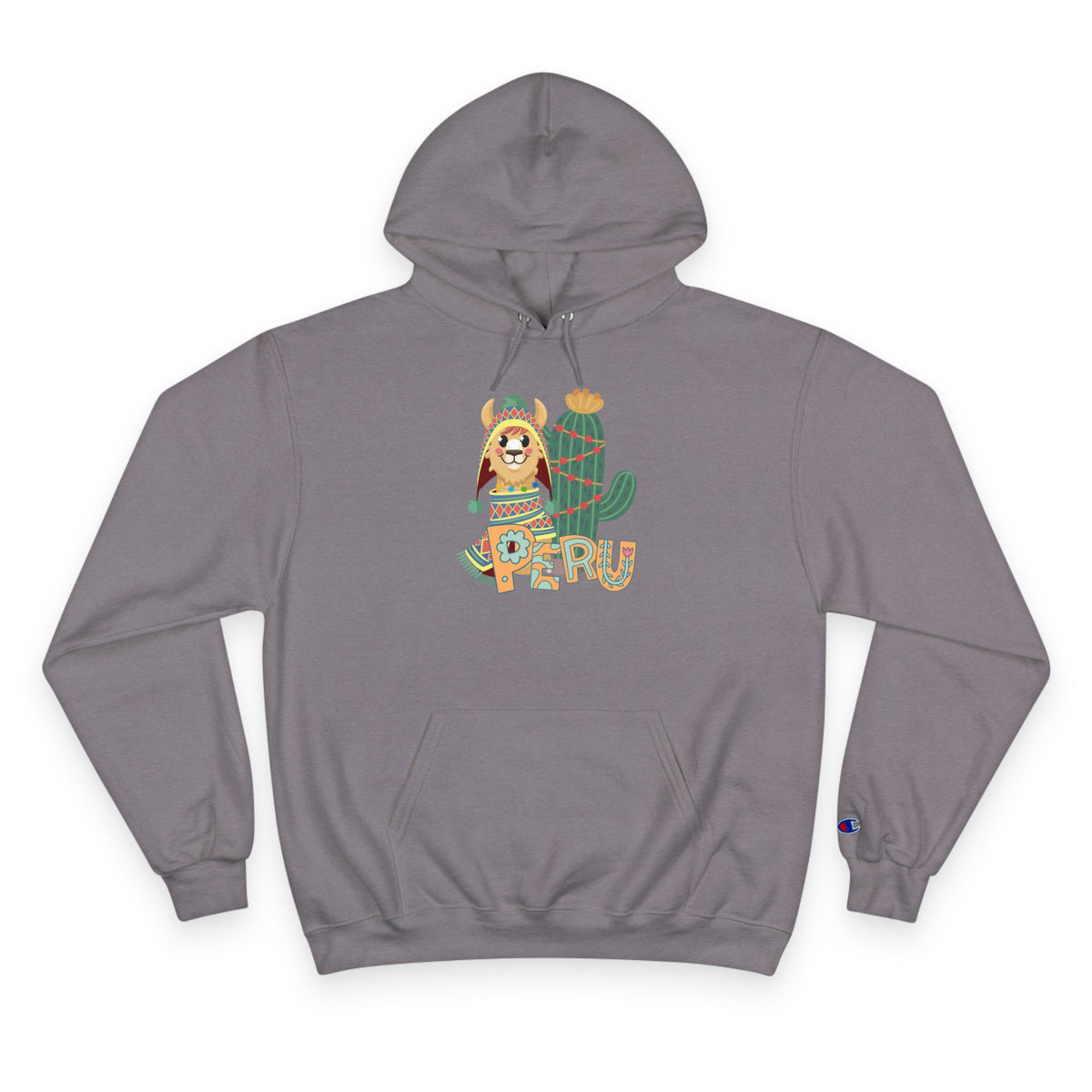 Best Peru Llama Cactus Champion Hoodie USA