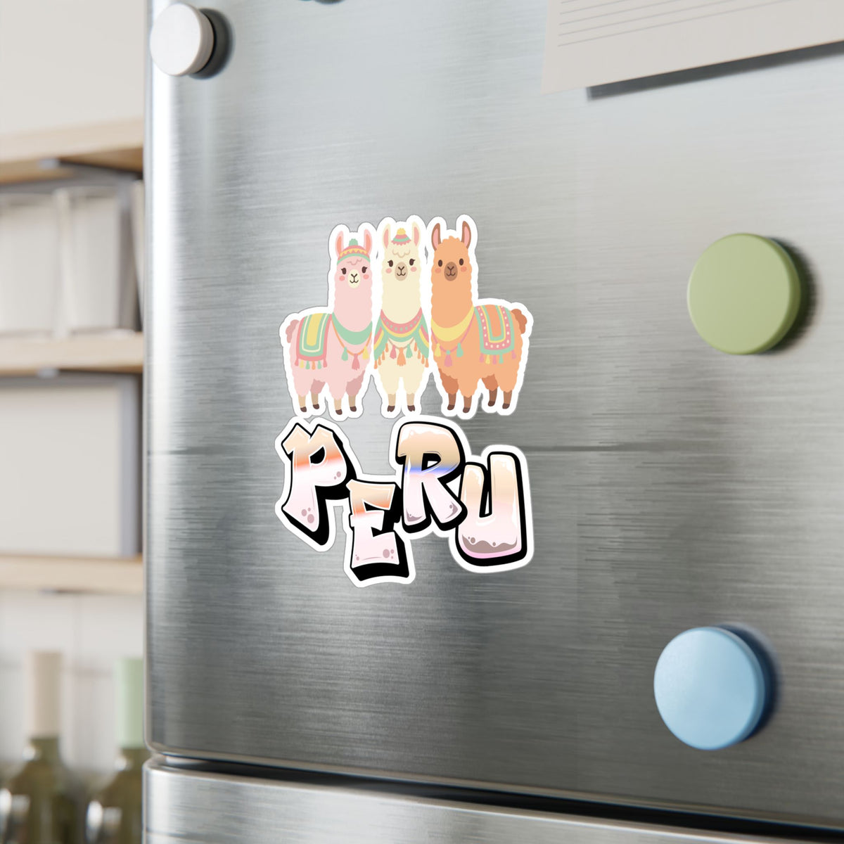 Best Peru Three Llamas Sticker - Vinyl Decal