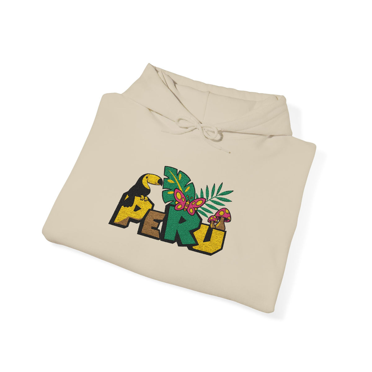 Best Peru Jungle Hoodie - Embroidered Toucan Amazon Gift