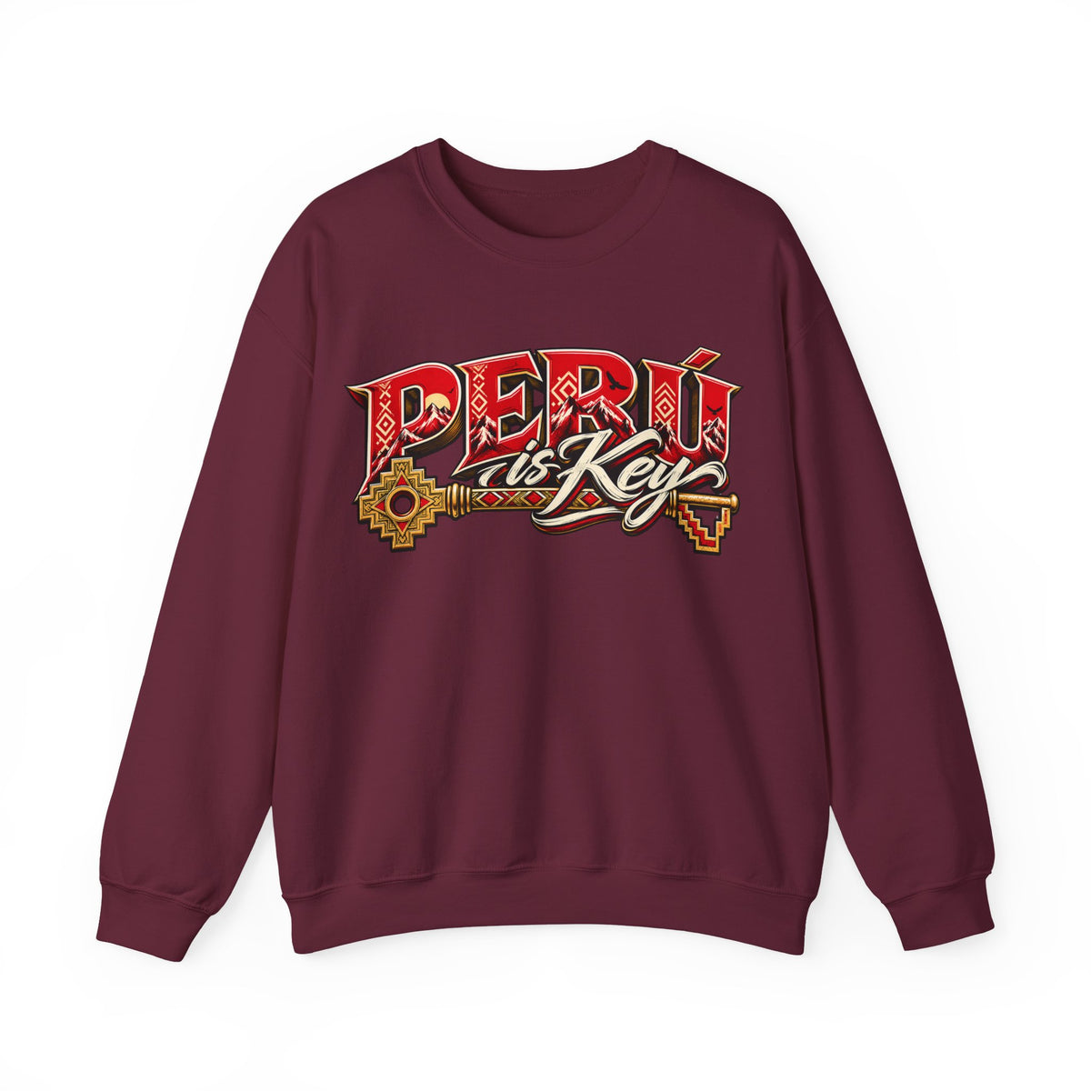 Best Peru is Key Sweatshirt - Andes Sun & Condor Crewneck
