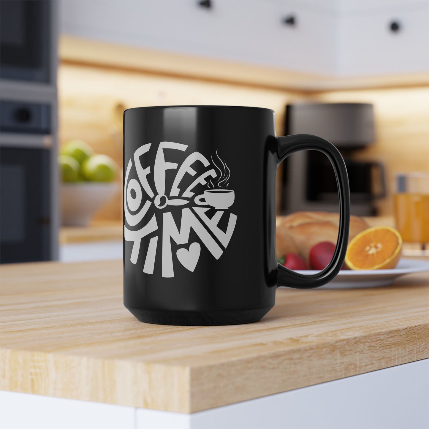 Best Black Coffee Mug Bold & Brewed: The 'Coffee Time' Mug You Need