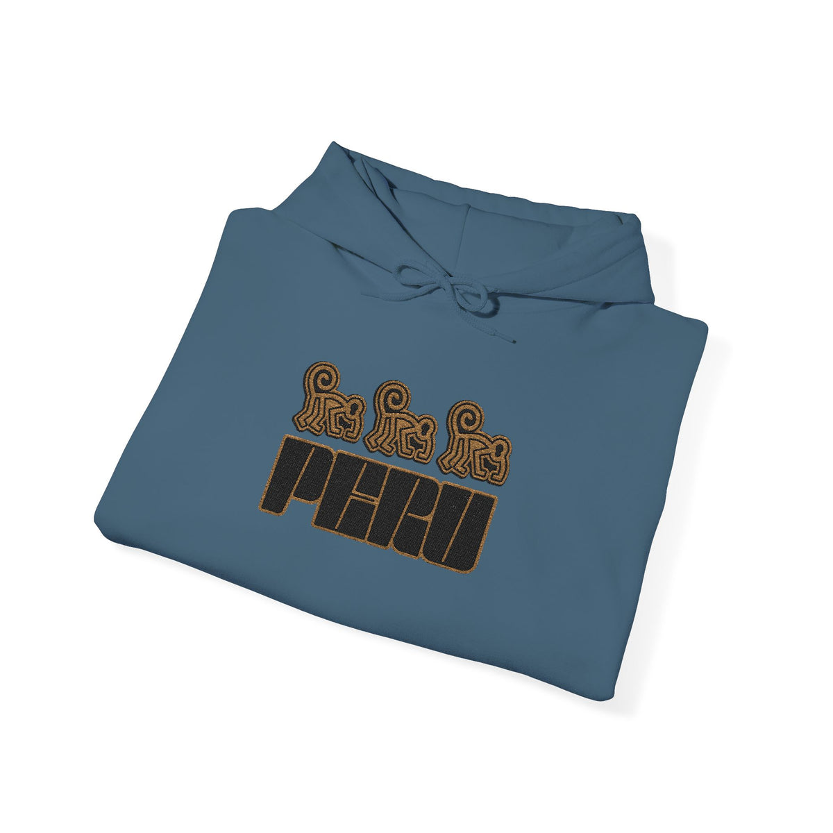 Best Nazca Lines Hoodie - Embroidered Monkey Peru Gift