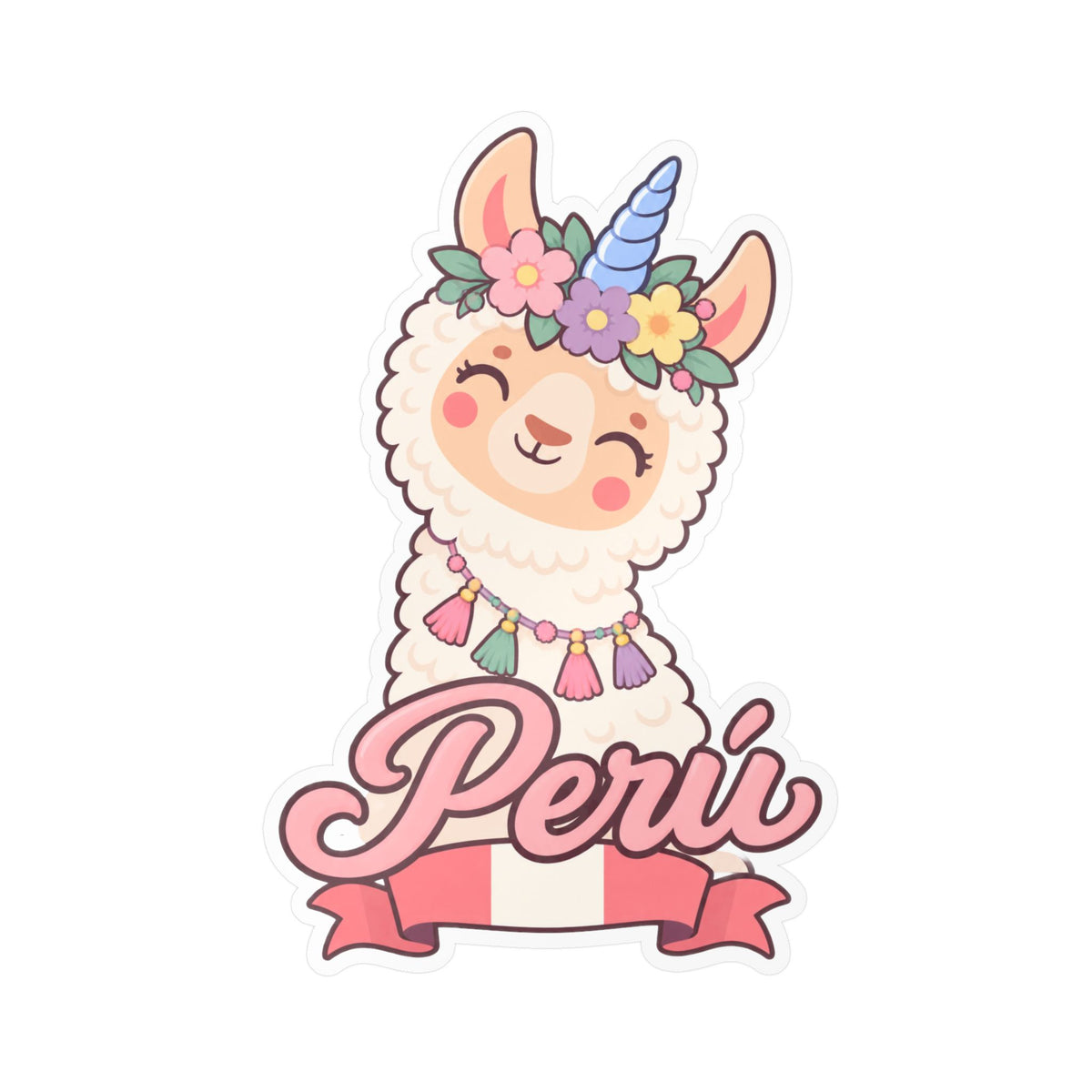 Best Unicorn Llama Peru Sticker - Cute Llamacorn Decal