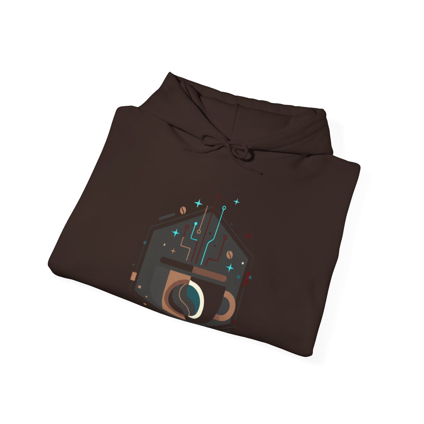 ⚡☕ Tech Coffee Circuit Hoodie USA | Modern Coffee Lovers Hoodie