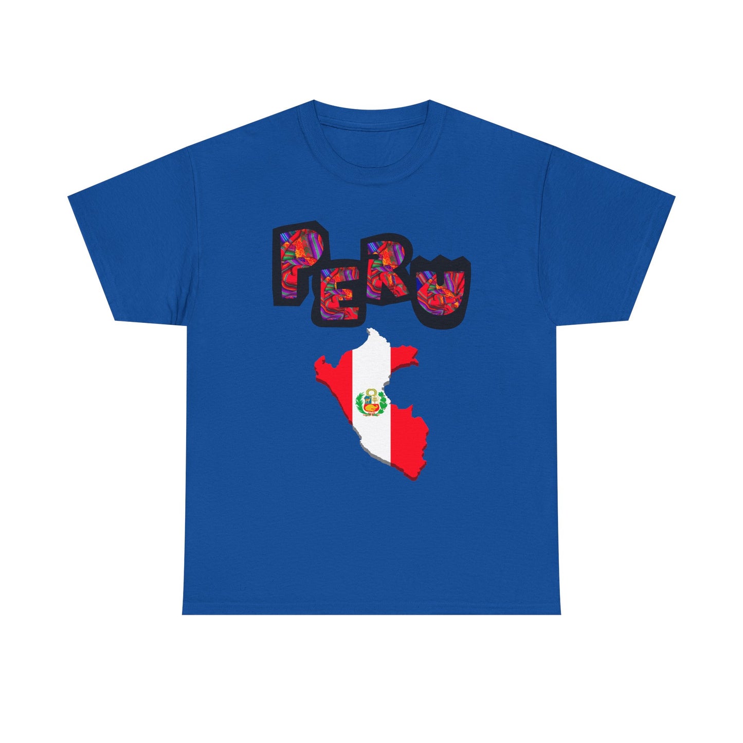 Best Peruvian T-shirt USA Unisex | Peru Map Flag Tee