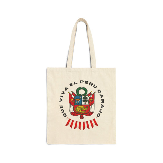 Best Peruvian Canvas Tote Bag "PERU Escatapela"