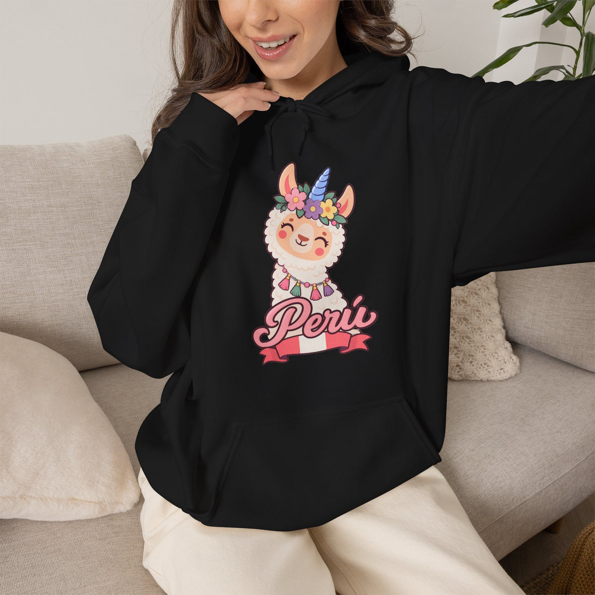 Best Unicorn Llama Peru Hoodie - Cute Llamacorn Gift
